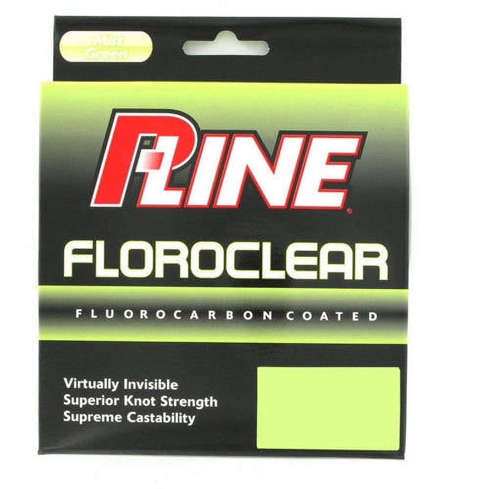 P-Line Floroclear Fluorocarbon Coated Mono, Mist Green, 8lb 300Yd 