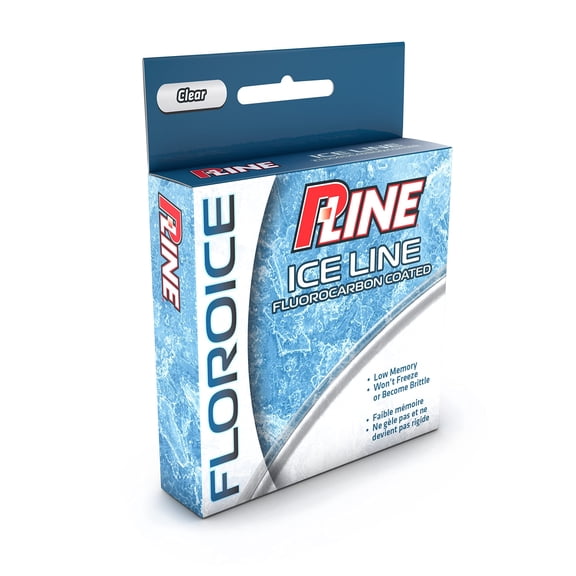 P-Line Floroice Fishing Spool 100 Yard, 2-Pound, Clear