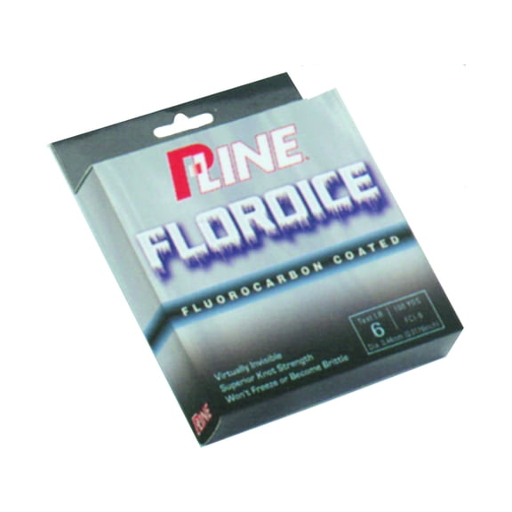 P-Line Floroice Fluorocarbon Coated Mono Line, Clear, 100Yd 6lb