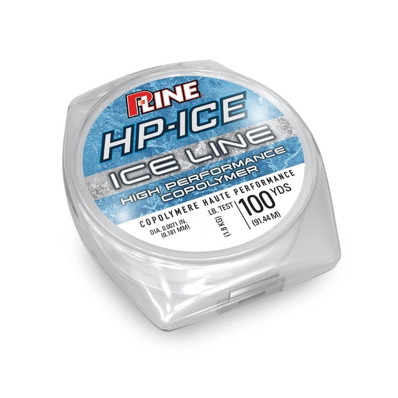 P-Line HP-ICE Premium Copolymer Ice Fishing Line Clear 100 Yard Spool, PIC-6
