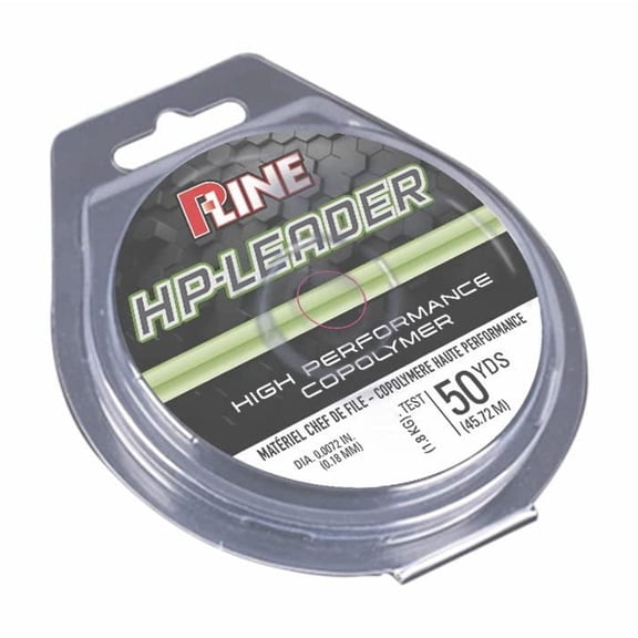P-Line HP Leader High Performance Copolymer Moss Green 50 Yard Spool, PL-15