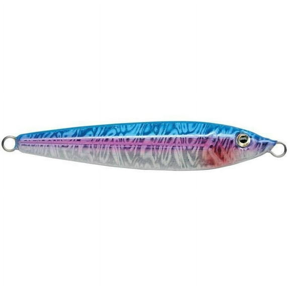 P-Line Laser Minnow, 6 oz, Blue/Pink/Silver