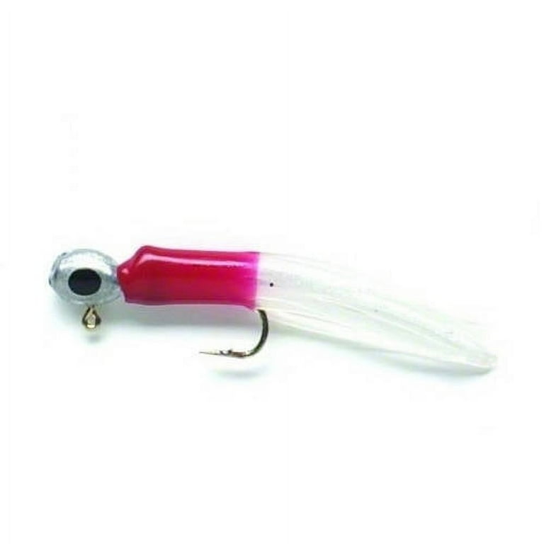 P-Line Mini-Jig 1/16 oz Red/White 3-Pack