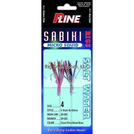 P-Line P-Line Sabiki 1/0 Micro Squid - MSQ-22