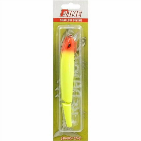 P-Line PredatorAE ShallDiver Chartreuse/Red Head