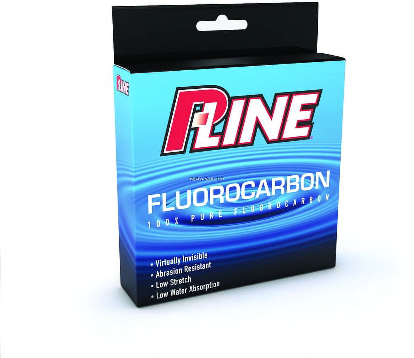 PLine Soft Fluorocarbon Fishing Line 250Yd 30Lb, Clear