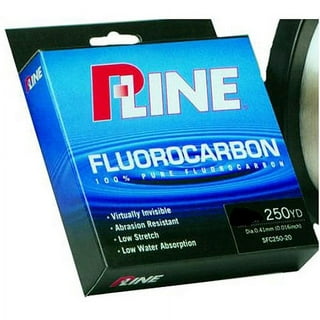 P-Line 100% Pure Fluorocarbon Fishing Line 250 Yards — Discount