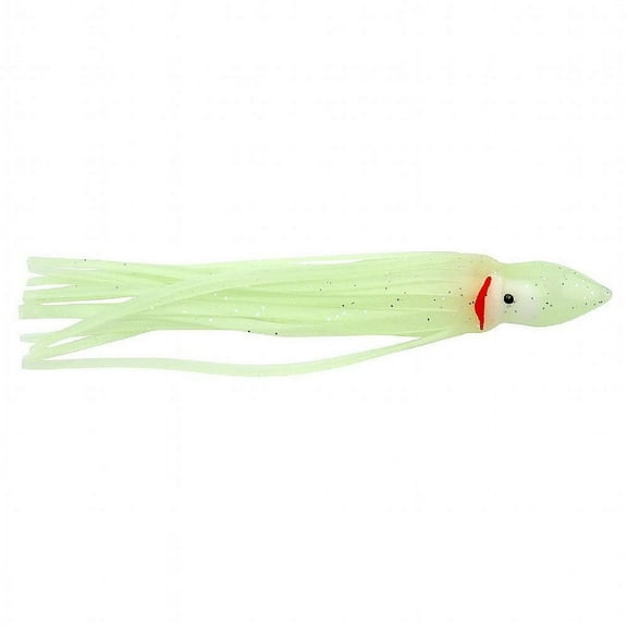 PLINE P-Line Sunrise Squid Skirt 8PK 2.5", Glow Lures