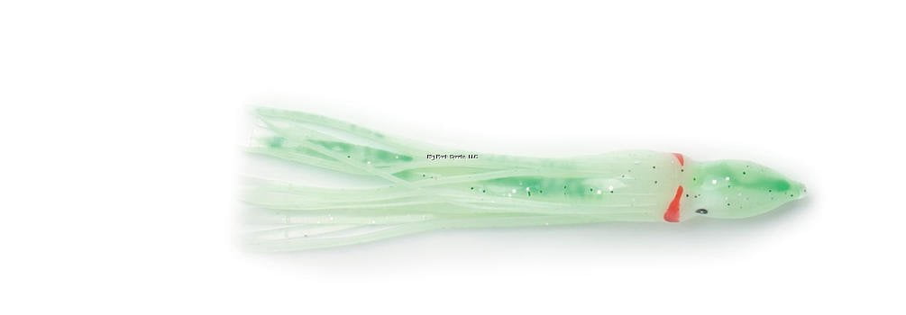 P-Line Sunrise Squid 4.5'' Glow/Green Spots 5pk