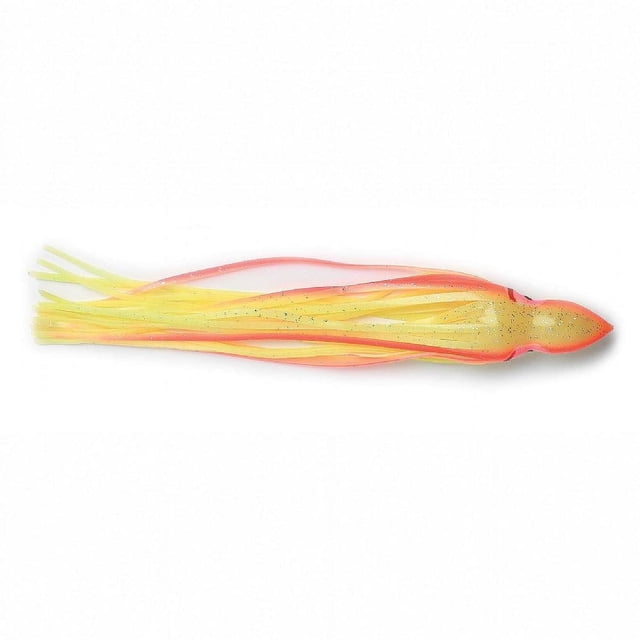Leurre Souple P-Line Sunrise Squid (Paquet De 8) – Vert/Noir/Chart – 2-1/2″