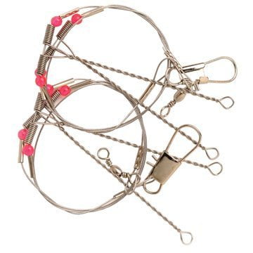 P-Line WBR19-2 Wire Bottom Rig 19" 2 Drop Ss 30 Lb Packed 2Pk