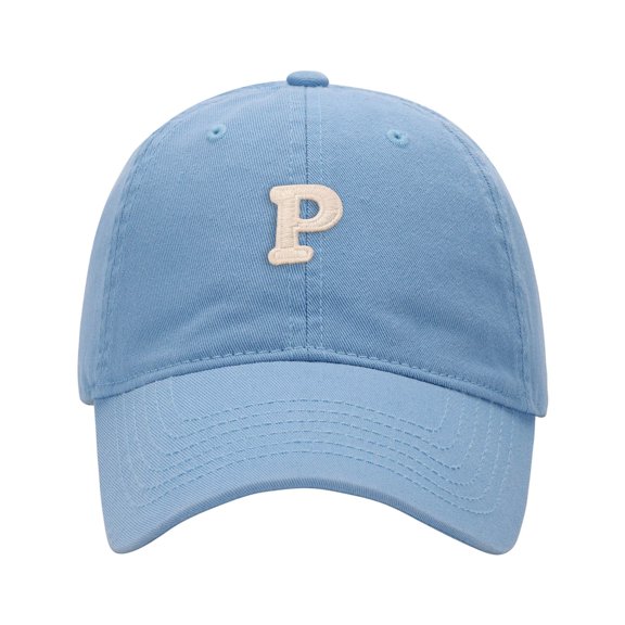 P Logo Baseball Cap Women Men Soft Top Sunshade Adjustable Outdoor Hiking Dad Hat for Unisex