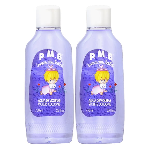 P.M.B. Aqua De Violetas Violets Cologne 750ml 25oz (Pack of 2)