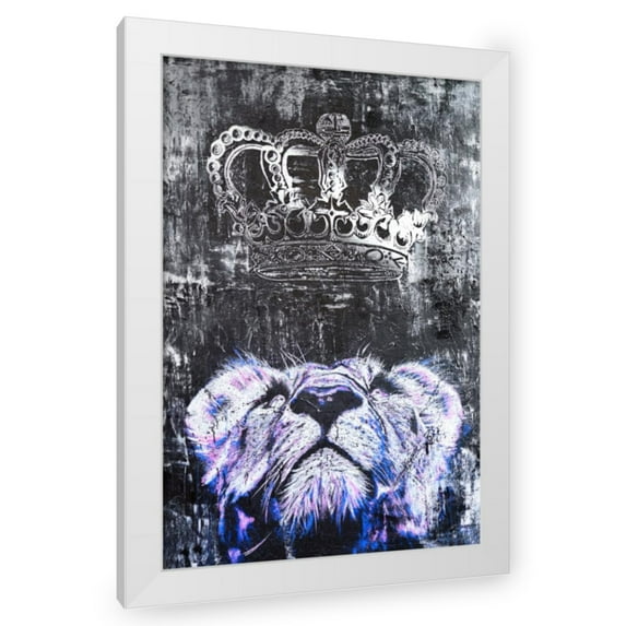 P Muir 11x14 White Modern Wood Framed Wall Art Titled - Royalty