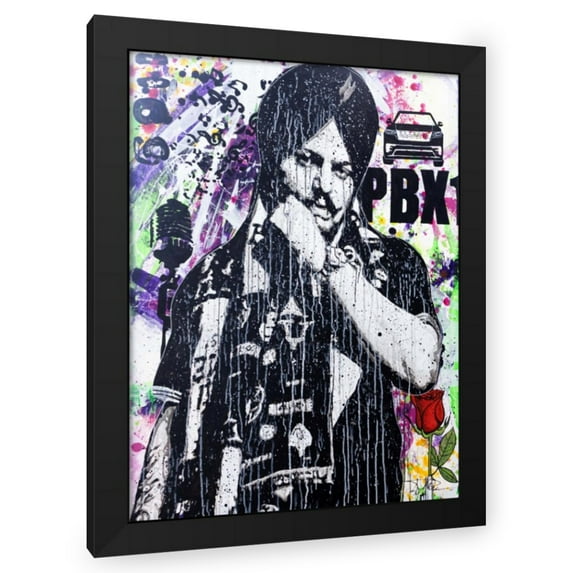 P Muir 12x14 Black Modern Wood Framed Wall Art Titled - Sidhu