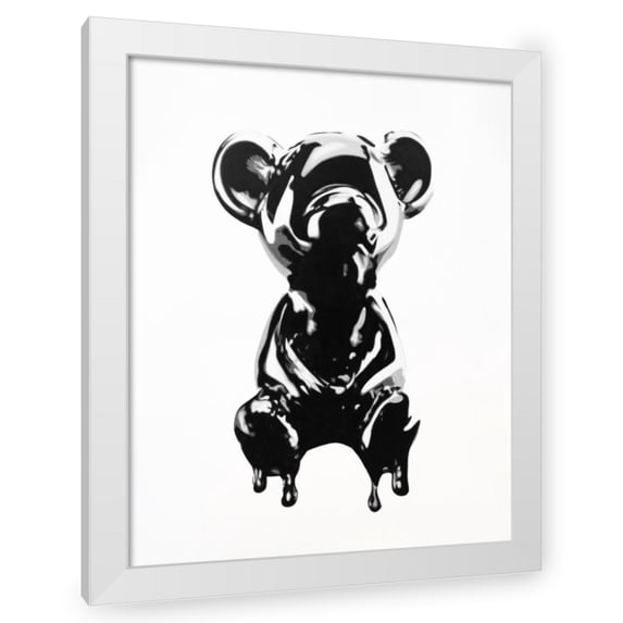 P Muir 12x14 White Modern Wood Framed Wall Art Titled - Db.4