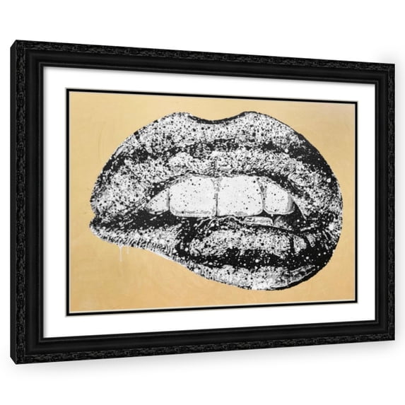 P Muir 18x14 Black Ornate Wood Framed With Double Matting Wall Art Titled - Iron Drip