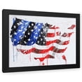 thumbnail image 1 of P Muir 18x15 Black Modern Wood Framed Wall Art Titled - Usa Flag, 1 of 6