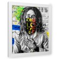 thumbnail image 1 of P Muir 20x24 White Modern Wood Framed Wall Art Titled - One Love, 1 of 6