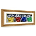 thumbnail image 1 of P Muir 24x11 Gold Ornate Wood Framed With Double Matting Wall Art Titled - Beatles Bandana, 1 of 6