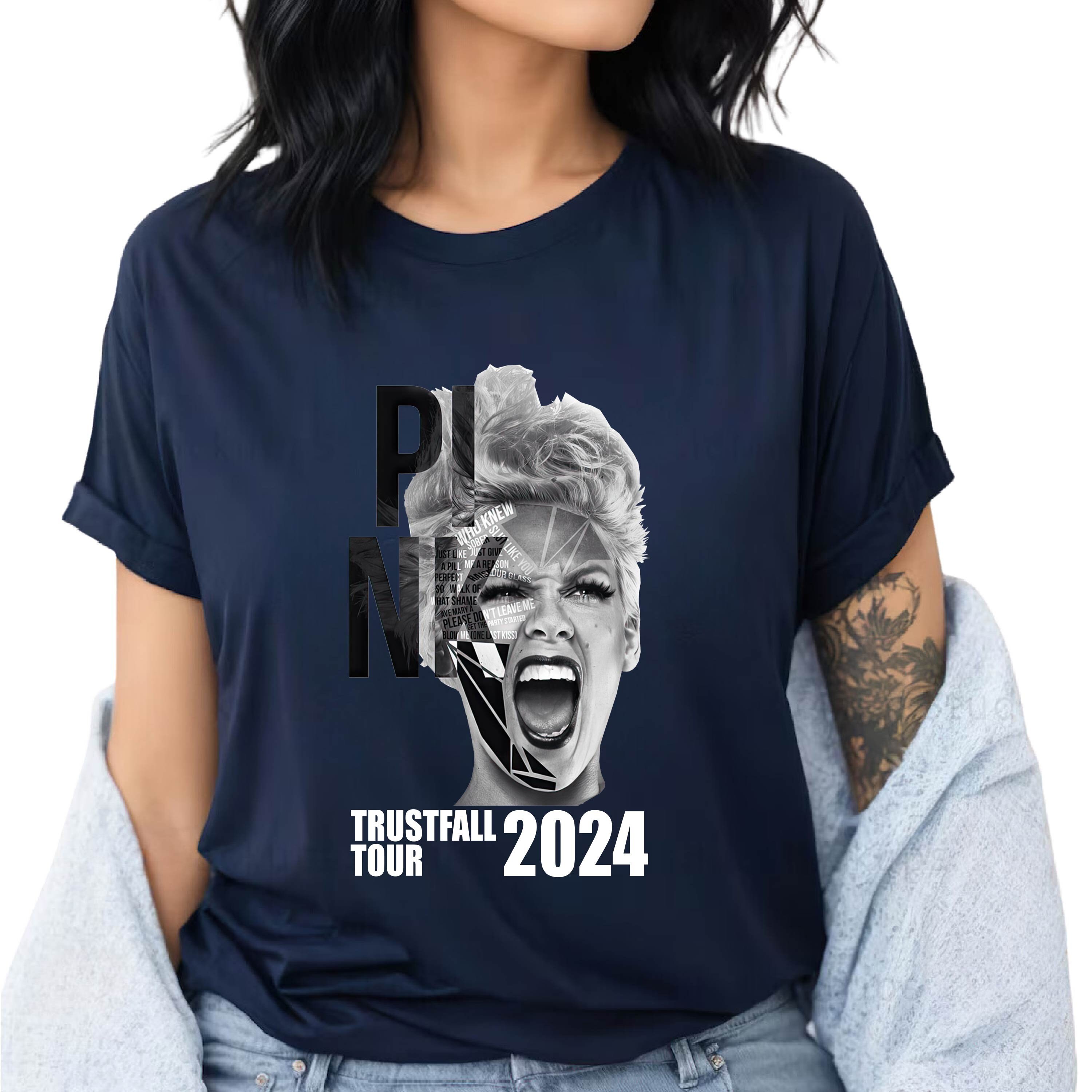 P!Nk Summer Carnival 2024, Trustfall Album Tee, Pink Singer Tour, Music