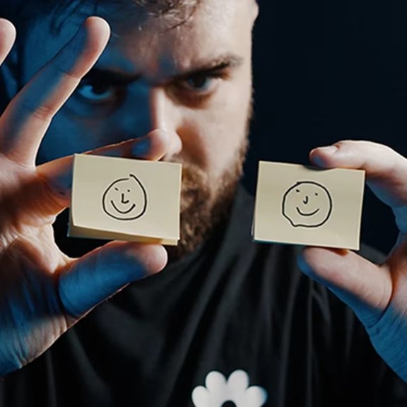 P.O.V. PAD Magic Tricks Sticky Pad Peek Gimmicks Funny Prediction Illusions Close Up Street Mentalism Magia Prop Magician Trick