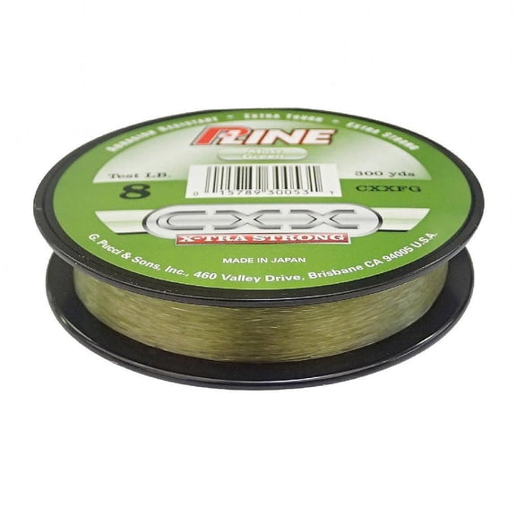 P P- CXX X-Tra Strong Monofilament 600Yds Clear, 12# Line & Leader