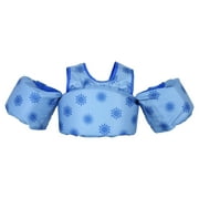 Paddle Pals U.S. Coast Guard Approved Life Jacket for Children (33-55 lbs.) – Safety Swim Vest with Arm Bands, Blue Sun