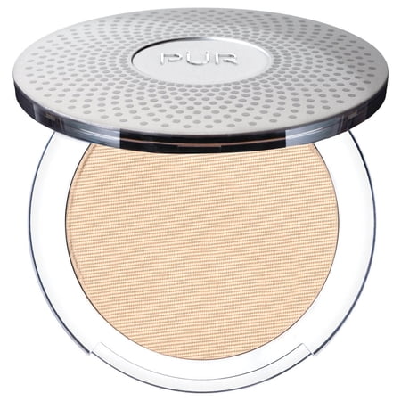 PÜR MINERALS 4-in-1 Pressed Mineral Makeup SPF 15 Powder Foundation with Concealer & Finishing Powder - Medium to Full Coverage- Cruelty-Free & Vegan Friendly, 0.28 Ounce Vanilla/LG6