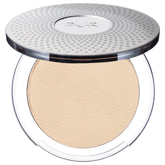 PÜR MINERALS 4-in-1 Pressed Mineral Makeup SPF 15 Powder Foundation with Concealer & Finishing Powder - Medium to Full Coverage- Cruelty-Free & Vegan Friendly, 0.28 Ounce Vanilla/LG6