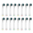 thumbnail image 1 of PÜRDENT Replacement Toothbrush Heads Compatible with Oral B & Braun Electric Toothbrushes (Green Precise, Large Pack 16), 1 of 4