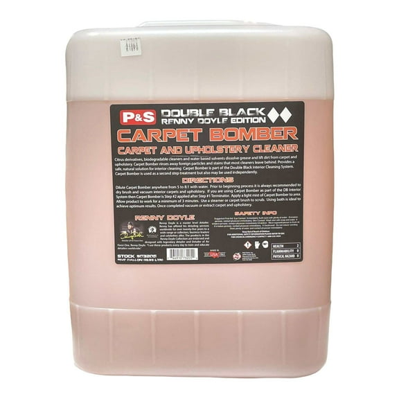 P&S Carpet Bomber Carpet & Upholstery Cleaner, Automotive Cleaner, 5 gal