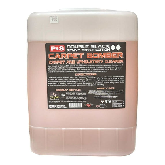 P&S Carpet Bomber Carpet & Upholstery Cleaner, Automotive Cleaner, 5 gal