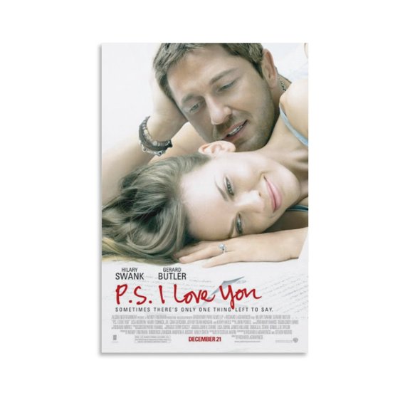P.S. I Love You Movie Poster Posters Wall Art Painting Canvas Gift Living Room Prints Bedroom Decor Poster Artworks 16x24inch(40x60cm)