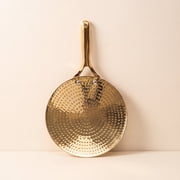 P TAL Brass Roti Tawa 10 Teflon Free Non-Toxic Tawa for Roti with Insulated Heat Resistant Handle