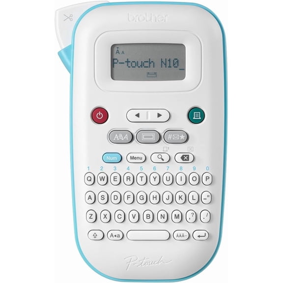 P-Touch PT-N10 Personal Handheld Label Maker, Portable and Prints, Btag ~ (12mm) Wide Color Personalized Tapes,