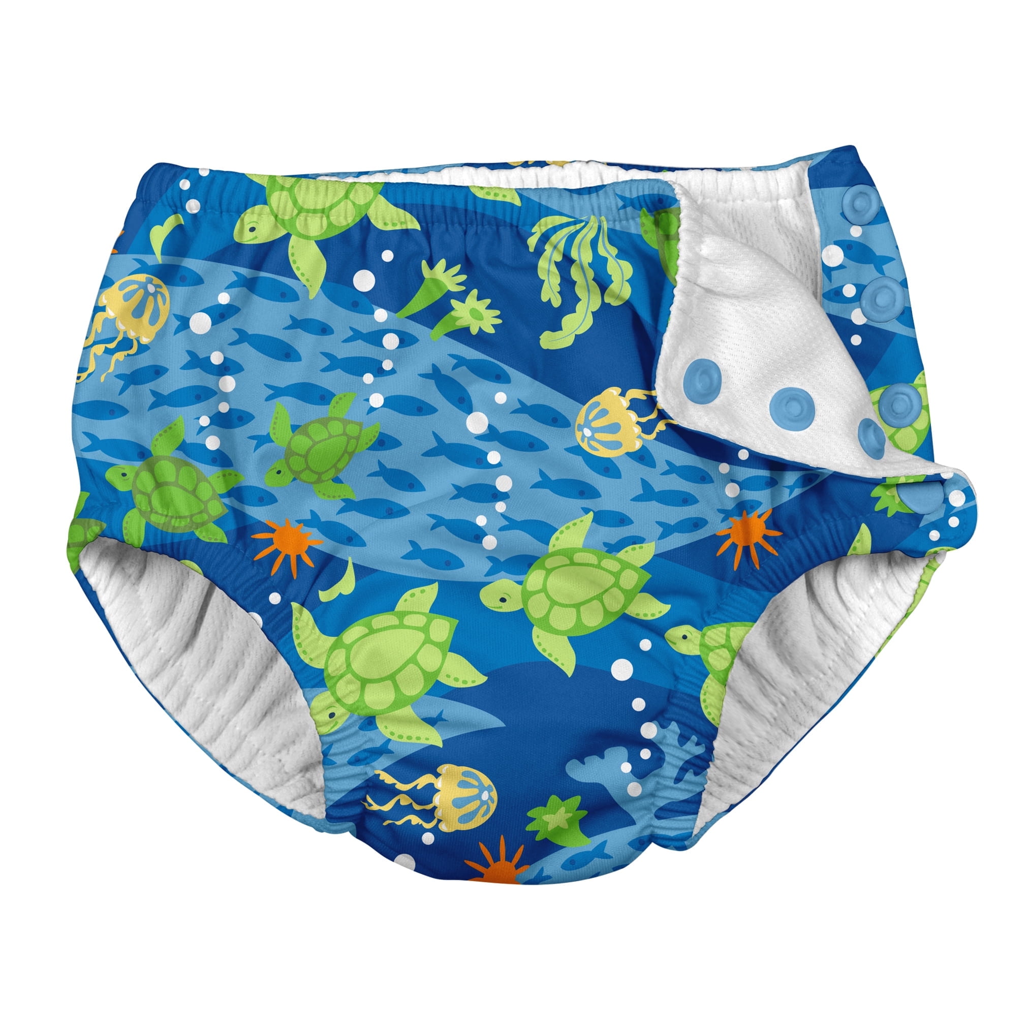 i play. Baby and Toddler Boys Snap Reusable Absorbent Swim Diaper