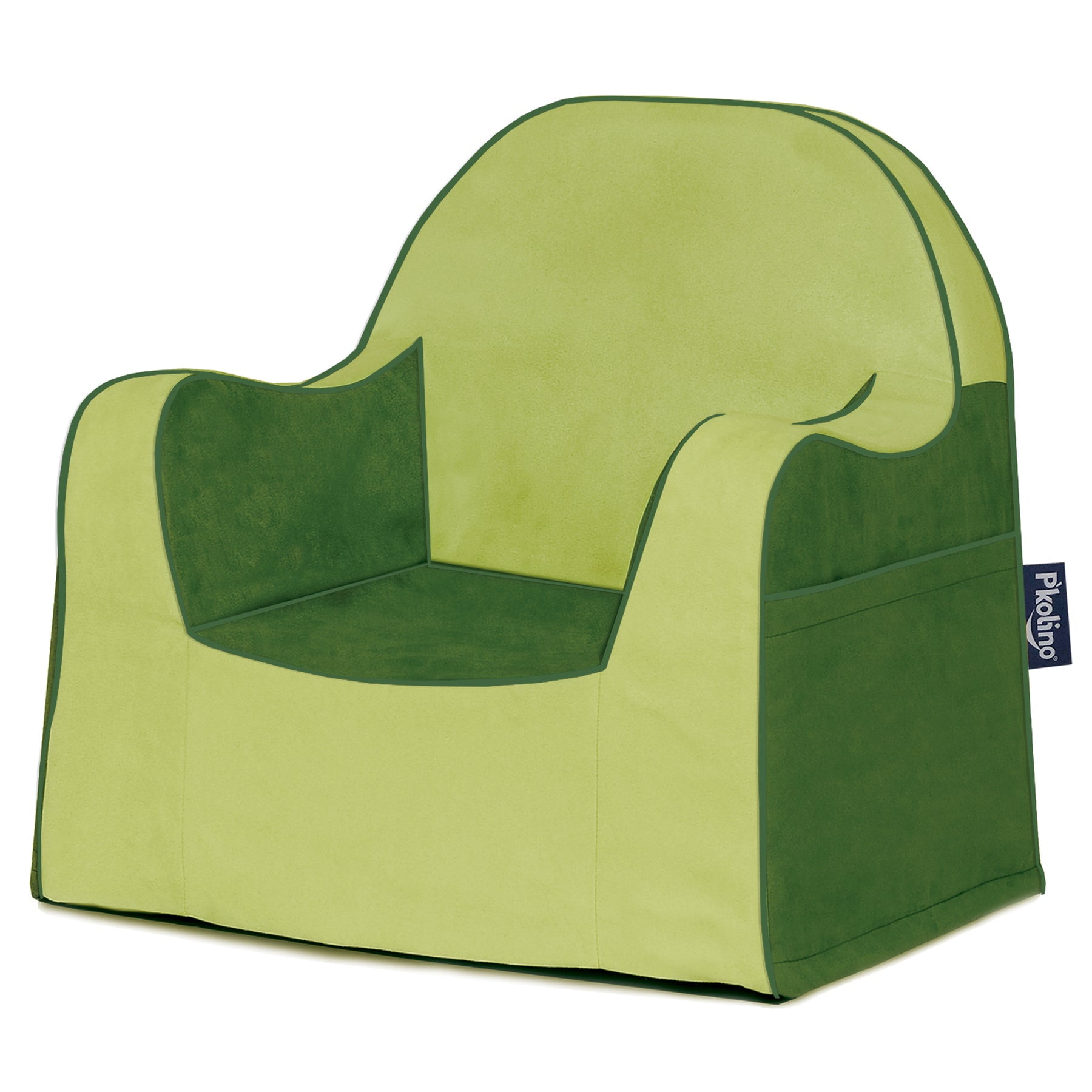 P'kolino Little Reader Foam Toddler Chair Two Tone Green