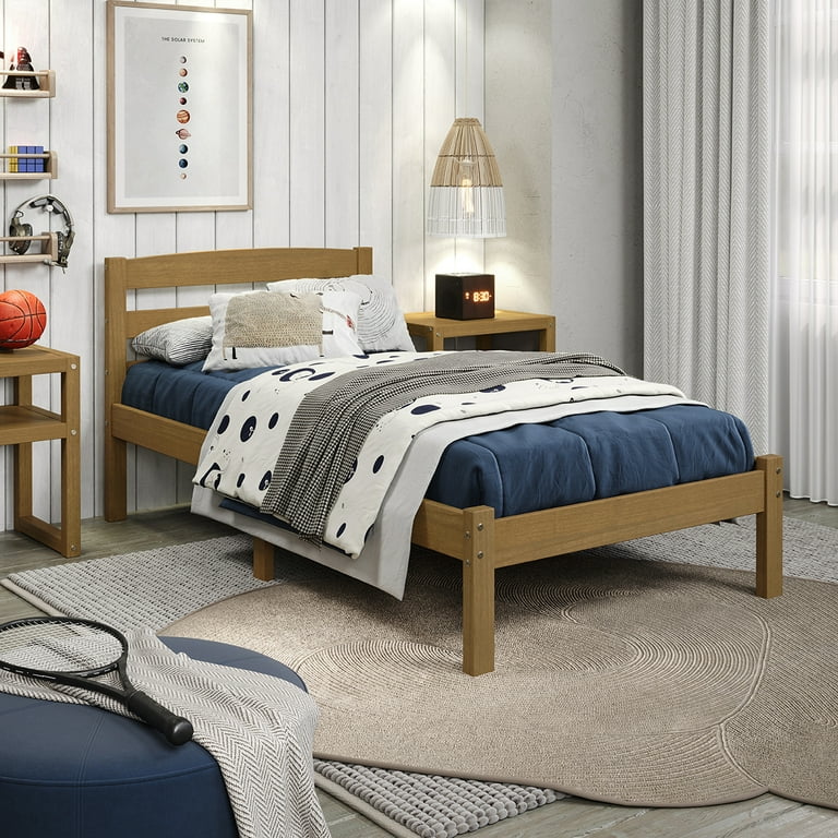 P'kolino Urban Twin Bed Frame with Headboard-Solid Wood P'kolino Urban Twin Bed Frame with Headboard-Solid Wood