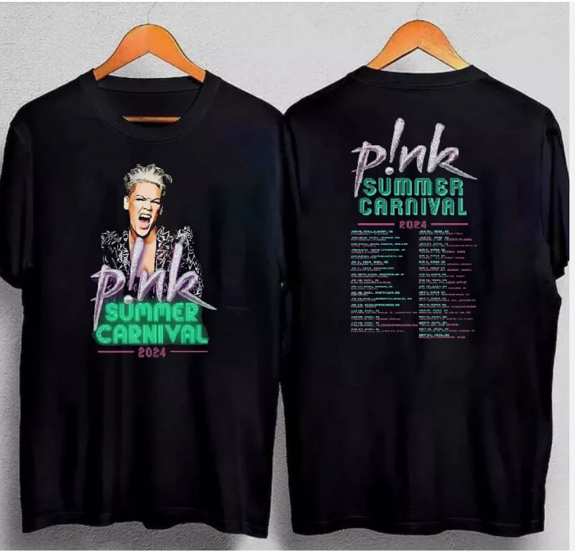 P!nk Pink Singer Summer Carnival 2024 Festival WORLD Tour Tshirt