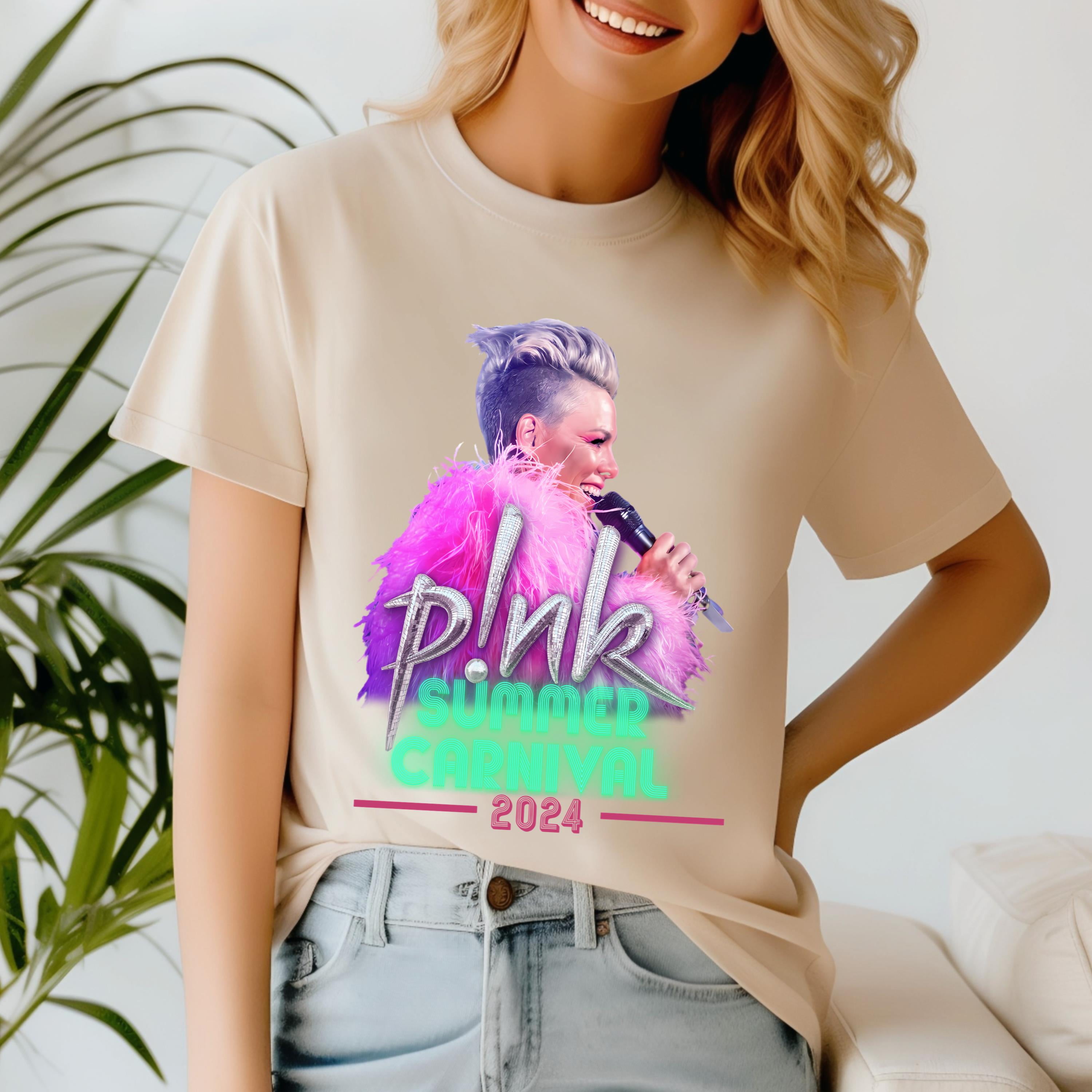 P!nk Pink Singer Summer Carnival 2024 Festival World Tour Shirt, P!nk