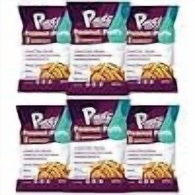 P-nuff Crunch Baked Peanut Puffs - BBQ, 4oz (Pack of 6)
