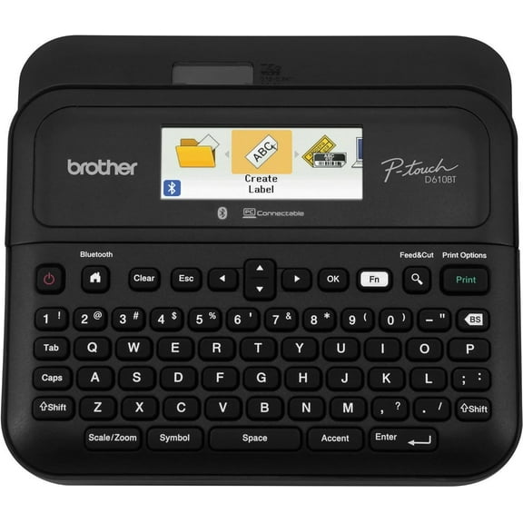 P-touch PT-D610BT Business Professional Connected Label Maker With Bluetooth