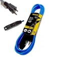 thumbnail image 1 of P011000 - EXTENSION CORD 3/16 10FT SJTW BLUE 13A 125V 1625W 3 OUTLETS, 1 of 1