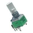 thumbnail image 1 of P0925N-FC15CR500K Res Conductive Plastic POT 500K Ohm 20% 1/40W 1(Elec)/1(Mech)Turn 6mm Pin Panel Mount/Through Hole, 1 of 2