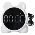 thumbnail image 1 of P1 Bluetooth Speaker Alarm Clock Rechargeable Digital Alarm Clocks with Bluetooth Speaker for Kids Bedroom OfficeWhite, 1 of 8