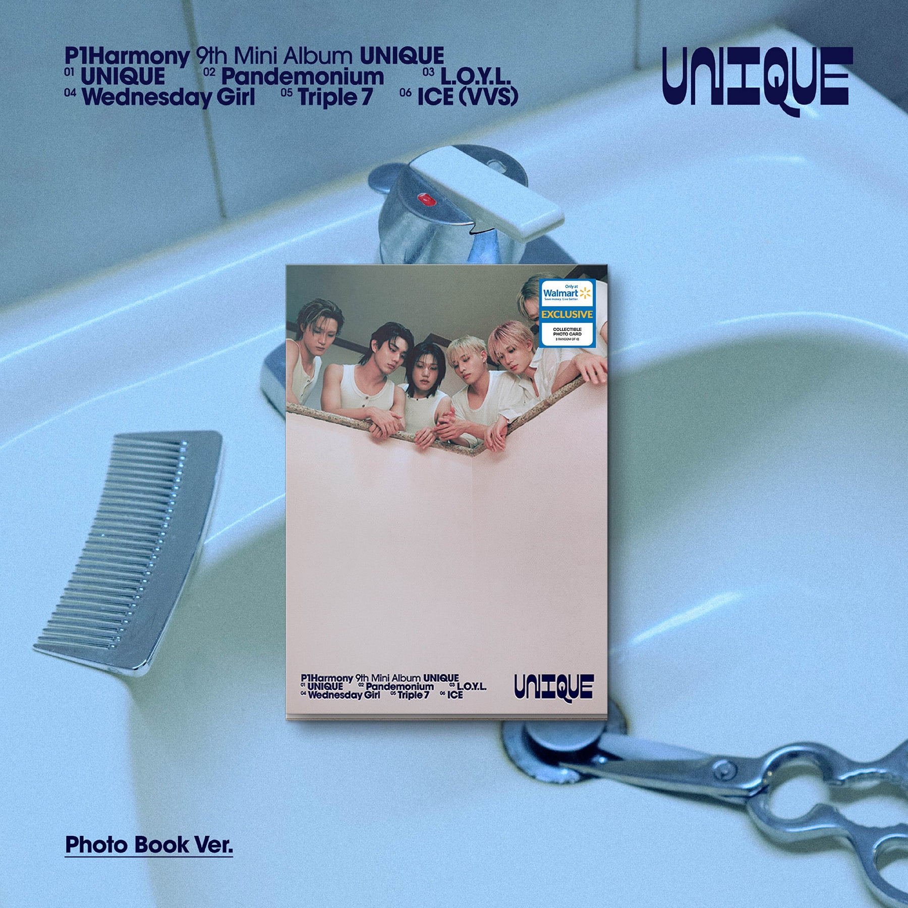 P1Harmony - UNIQUE - B Ver. - Walmart Exclusive CD - Walmart.com