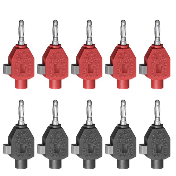 P10067 4mm Banana Plugs Quick Wiring Connect Banana Connectors for DIY Electrical Testing