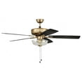 thumbnail image 1 of Craftmade  52" Pro Plus 101 Ceiling Fan - 52 Satin Brass, 1 of 16