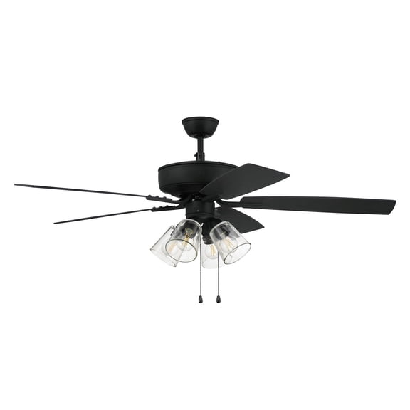 P104ESP5-52ESPWLN Craftmade Lighting Pro Plus 104 Series - 52 Inch 5 Blade Ceiling Fan with Light Kit